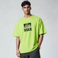 The Hulk Graphic Printed Aqua Green T-Shirt