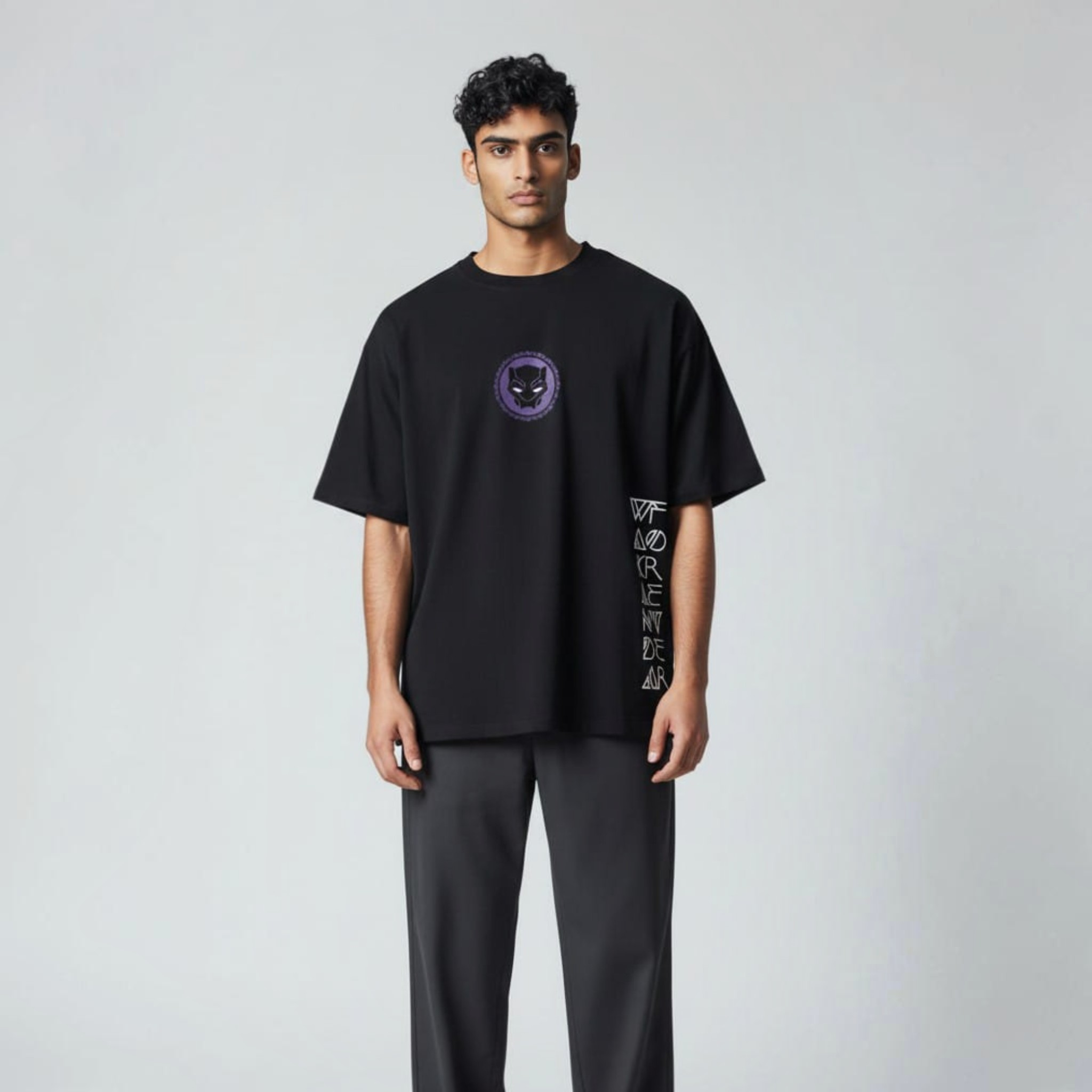 Black Panther Graphic Print T-Shirt