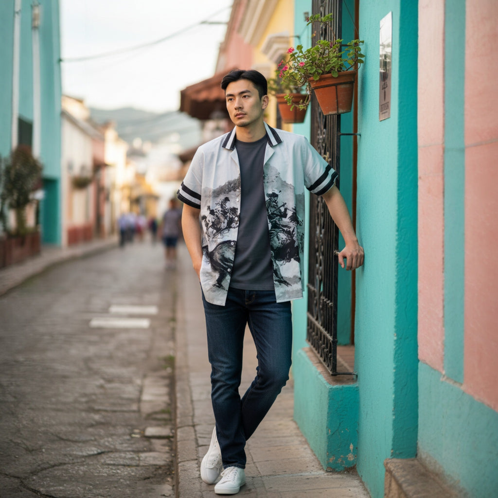 Casual White Linen Shirt