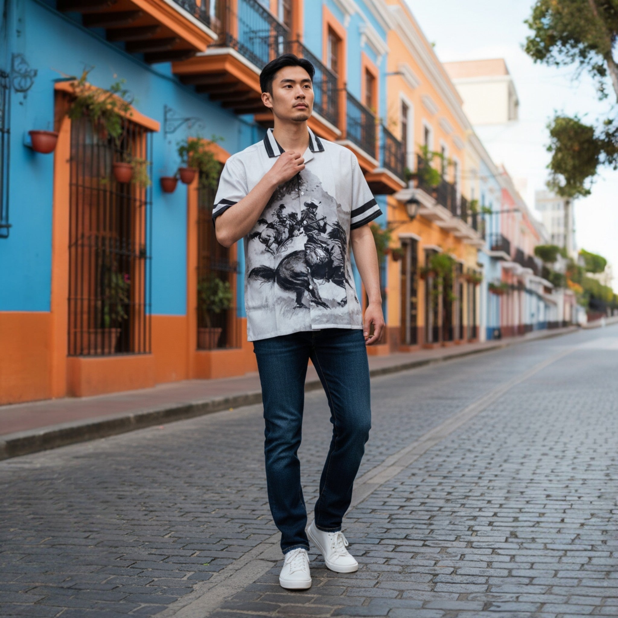 Casual White Linen Shirt