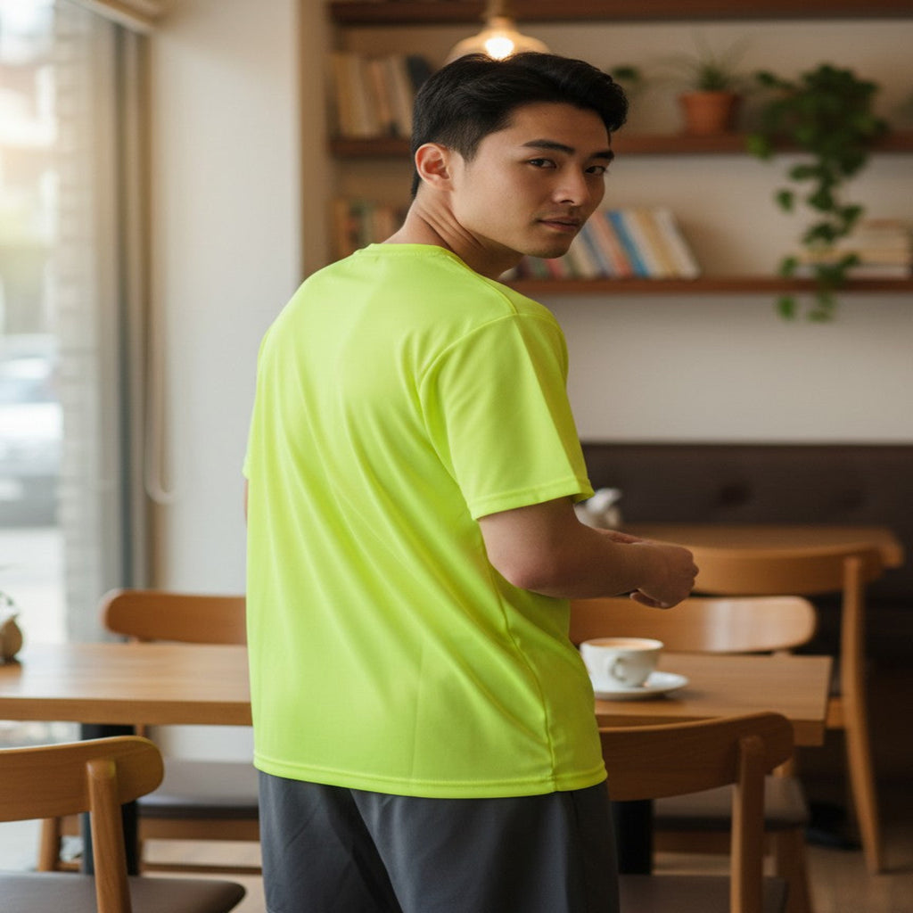 HRX Training Tees -  Neon Green