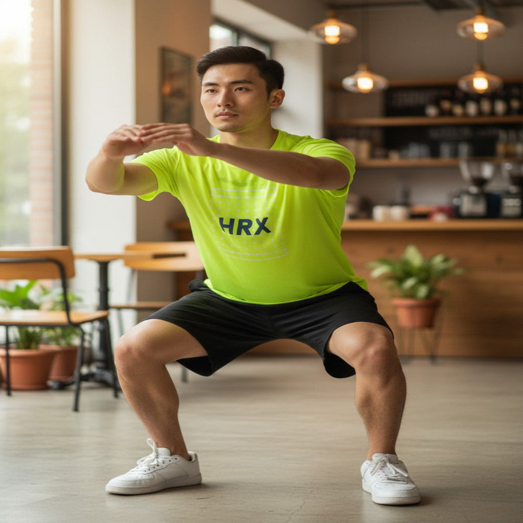 HRX Training Tees -  Neon Green