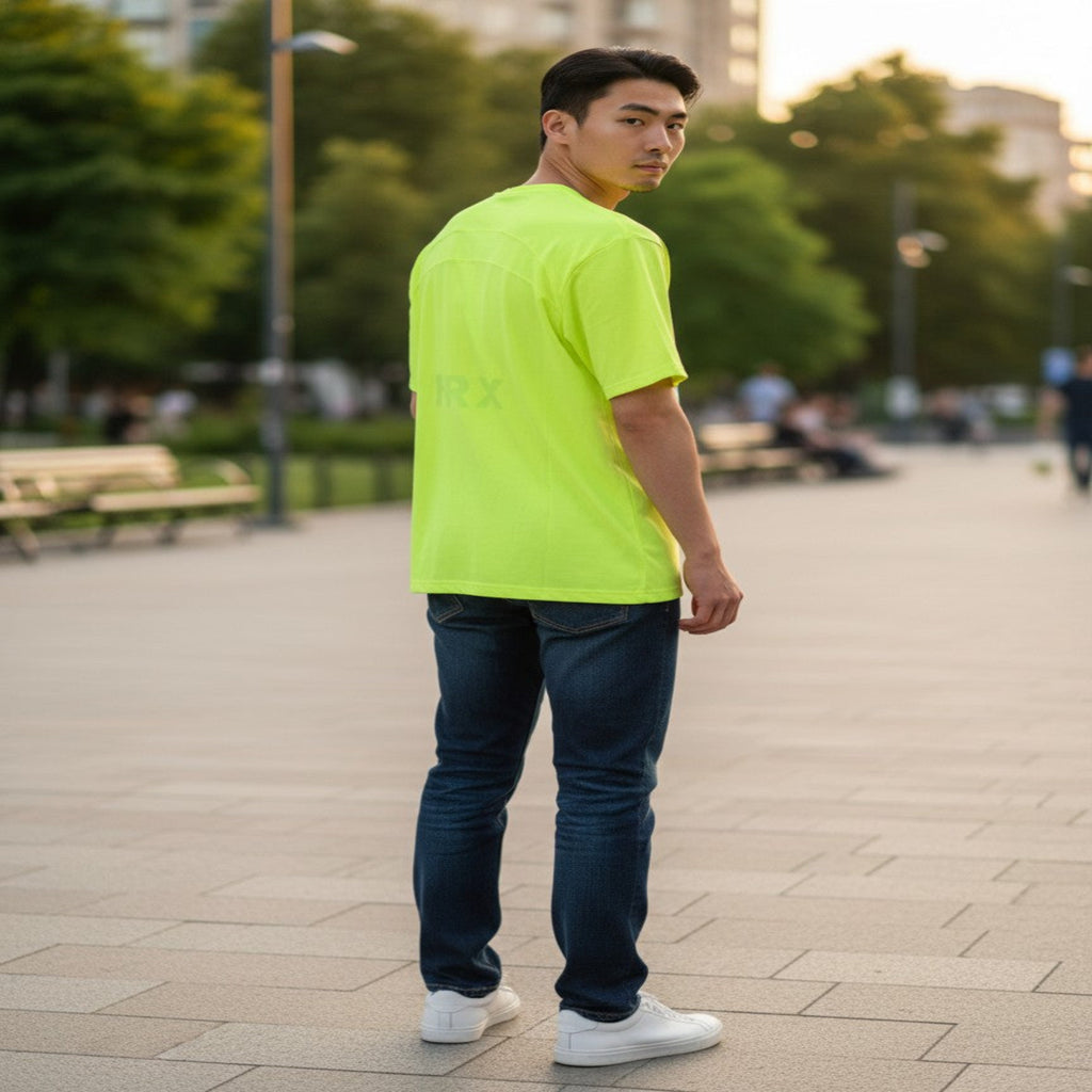 HRX Training Tees -  Neon Green