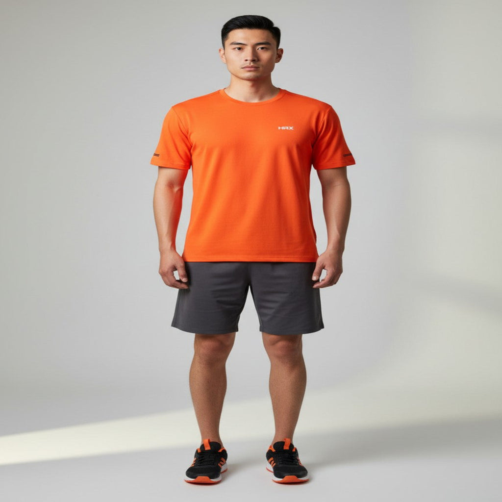 HRX Training Tees -  Neon Orange
